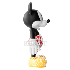 Su misura grande Mickey scultura elettrica Pop Art colorato topo in resina decorazione interna parco ornamento in fibra di vetro cartone animato centro commerciale - Product Image 3