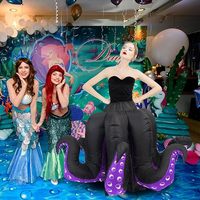 Costume gonflable pour adulte, costume de pieuvre pour femme, costume de pieuvre pour Halloween, costumes gonflables pour femmes, cosplay de dessin animé, fête