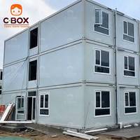Cbox Venta al por Mayor de Viviendas Prefabricadas Modulares para Trabajadores, Edificios de Oficinas para Obras de Construcción, Casa Contenedor de Fácil Montaje y Empaque Plano