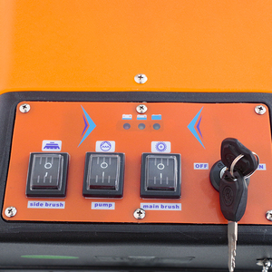 Máquina barredora de suelo con batería, dispositivo eléctrico de limpieza de polvo de suelo con agua, para taller, barrido automático - Product Image 5