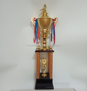ถ้วยรางวัลพลาสติกโลหะขนาดใหญ่ของที่ระลึกกีฬาทำจากศิลปะ<span class=keywords><strong>พื้นบ้าน</strong></span>ชุบความละเอียดสูงปลา2สี - Product Image 4