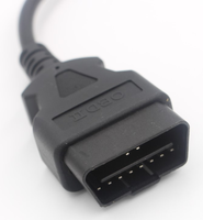 J1962 OBD2 conector macho de 16 pines ELM327 adaptador de extensión OBD Cable OBDII EOBD 16 pines OBD 2 adaptador de apertura