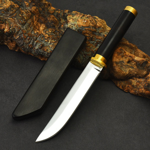 มีดพกพา Martial God Tactical คุณภาพสูง ปรับแต่งได้ตามต้องการ ใบมีดสแตนเลส ปลอกไม้ รับผลิตแบบ OEM - Product Image 5