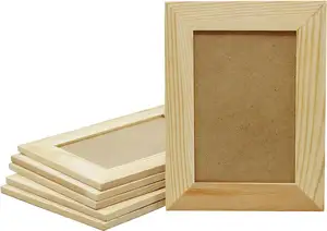 Natural Solid Wooden Picture Frames For Wall Art Photo 8"x10" Oak Wood Picture Frame