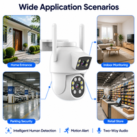 Groothandel Buiten Mini PTZ Camera Ingebouwde Microfoon Tweerichtingsgesprek Intercom WiFi CMOS Sensor Cloud IP65 Waterdicht Eseecloud App