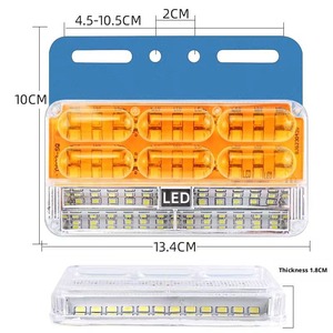 Feux latéraux super lumineux 24V étanches pour camions et remorques - Product Image 4