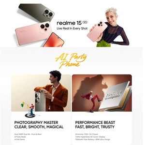 Real Me 15, Teléfono Móvil 5G con Pantalla OLED de 6.8 Pulgadas y 144Hz, Procesador Dimensity 7300+, Cámara de 50MP, Batería de 7000mAh, Carga de 80W y NFC - Product Image 4