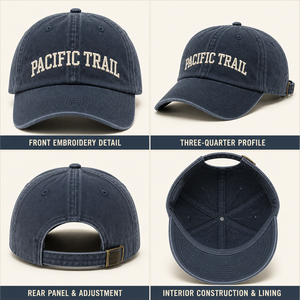 Casquette de baseball marine délavée avec broderie de lettres en relief, logo personnalisé, sangle à boucle, qualité rétro, monogramme, réglable, unisexe, style sportif urbain - Product Image 2