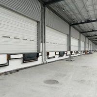 Vente directe d'usine porte sectionnelle élévatrice verticale industrielle isolée pour entrepôt d'atelier