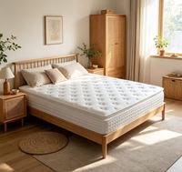 Matelas de lit d'hôtel personnalisé, confortable, en mousse à mémoire de forme avec gel massant, disponible en tailles King, Queen, Full et Twin