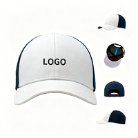 Casquette de baseball en maille épissée pour le sport en plein air, séchage rapide, avec logo brodé personnalisé, vente en gros