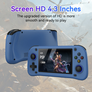 Zfhl G28 mã nguồn mở <span class=keywords><strong>Linux</strong></span> cầm tay 4.3inch cho HD TV giao diện điều khiển với Quad Core 2000-3000mAh pin được xây dựng trong 20000 trò chơi & Wi-Fi - Product Image 2