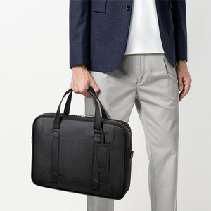Maletín de Cuero Saffiano de Diseño OEM para Portátil, Maletín de <span class=keywords><strong>Abogado</strong></span>, Bolsos de Trabajo de Oficina, Bolso de Mano para Hombre de Negocios - Product Image 4