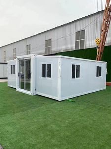 Maison préfabriquée extensible en conteneur, structure en acier léger portable, mobile, écologique, entièrement installée, 20 pieds, 40 pieds - Product Image 2