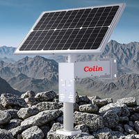 Petit panneau solaire mural 40W 20Ah avec sortie micro USB Type-C Prix incroyable Système de surveillance des récepteurs TV extérieurs