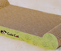 Tempat Tidur Kucing Bulat dari Karton, Desain Beragam, Dapat Disesuaikan, Terlaris, Papan Garukan Kucing