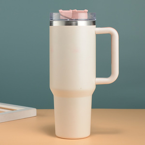 Para taza de vacío de doble capa Stanley de 40oz <span class=keywords><strong>con</strong></span> mango Big Mac, diseño moderno, gran capacidad y tapa elegante para uso doméstico o en el coche - Product Image 6