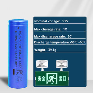A + большой емкости 18650 Цилиндрический литий-ионный аккумулятор 3,2 В 1800 мАч/1500 мАч 3 варианта для аварийного светодиода - Product Image 4