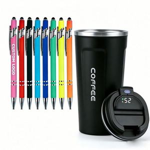 Nouveau 2026 – Stylo bille de luxe en métal et caoutchouc doux au toucher, personnalisable avec logo, idéal pour cadeaux d'affaires promotionnels en gros - Product Image 1