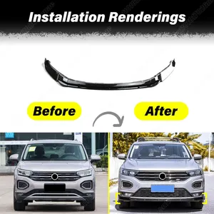 สำหรับ T-Roc TSI TDI ปี 2017 2018 2019 2020 2021 2022 ชุดแต่งสปอยเลอร์กันชนหน้า ชุดแต่งตกแต่งตัวถัง - Product Image 2