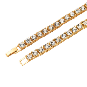 Cadena Helada con Collar de Tenis de <span class=keywords><strong>Oro</strong></span> con una Hilera de Diamantes - Product Image 4