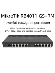 Mikrotik RB4011iGS+RM 10/100/1000Mbps LAN 1xSFP+ cage RouterOS L5 ไฟร์วอลล์ โมเด็ม สำหรับบ้านและองค์กร 4G 2.4G/5G USB POE ไร้สาย VoIP - Product Image 3