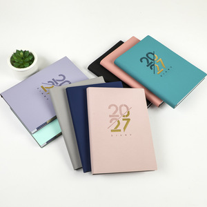 <span class=keywords><strong>Agenda</strong></span> 2027, Planificador A5 de Cuero PU, Cuaderno Diario, Calendario de 365 Días en Inglés y Español, Encuadernado con Hilo, Páginas con Líneas Horizontales - Product Image 4