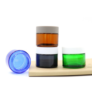 Frasco de Vidrio de 2oz con Protección UV, Tapa de Rosca Hermética, Tapas de Plástico CR, Impresión Serigrafiada, para Maquillaje, Cosméticos, Especias, Productos Secos - Product Image 3