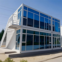 Nouvelle Maison de Vie de Luxe Personnalisée 20FT 40FT à 3 Chambres, Maison Préfabriquée Conteneur Extensible avec Salle de Bain pour l'Amérique
