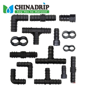 Chine <span class=keywords><strong>goutte</strong></span> <span class=keywords><strong>à</strong></span> <span class=keywords><strong>goutte</strong></span> 16mm 20mm connecteur de <span class=keywords><strong>raccord</strong></span> de tuyau Driptape pour accessoires de tuyauterie irrigation agricole - Product Image 1