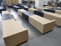 Écran de projection motorisé au sol de 92 à 150 pouces avec armoire, écran rétractable électrique, écran de projection 4K pour cinéma maison