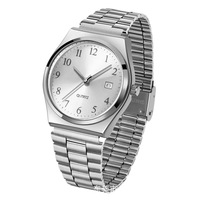 Montres à quartz minimalistes, tendance, décontractées, unisexes, en alliage d'argent, dernières montres à quartz personnalisées avec logo pour couples