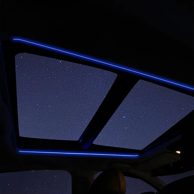 75cm 90cm Car Sunroof Atmosphere Lights LED Skylight Symphony Lamp APP Car Interior Roof Panoramic Ambient Light 110cm 155cm