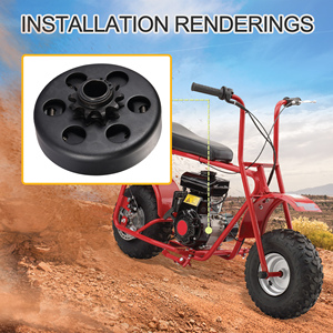 GOOFIT离心离合器3/4英寸孔10T #40/41/摩托车巴哈围棋动力运动围棋卡丁车迷你自行车420链条更换 - Product Image 6