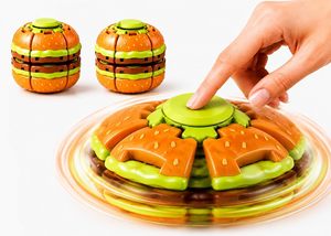 Balle anti-stress Gyro à presser et à tourner, sphère en plastique imprimée en 3D, jouet à presser pour décompresser - Product Image 2
