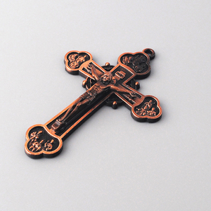 Pendentif en métal cuivre antique avec les douze apôtres ACR040 pour la fabrication de chapelets et de porte-clés - Product Image 6