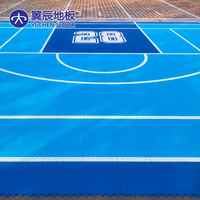 Terrain multi-sports PP Tuiles pour paddle de basket court de tennis