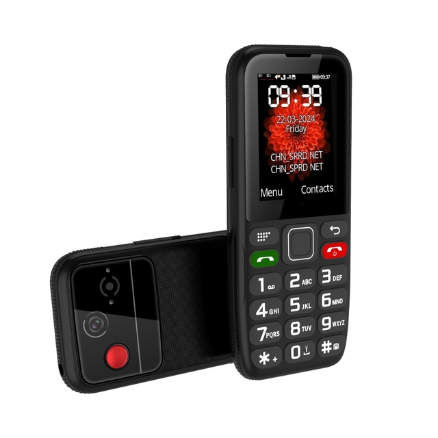 L2407 Low Price Dual SIM Simple Cheap Big Button Keypad SOS Senior Mobile Phone for Elderly