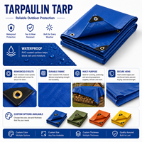 Bâche en vinyle robuste à personnalisation rapide, stabilisée aux UV, pour tapis de sol de camping extérieur