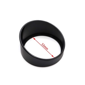 Dash <b>Frame</b> 53mm <b>Black</b> Plastic Universal Instrument Panel Cap for 52mm Gauge Mounting - Product Image 1