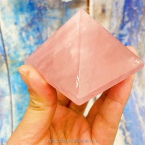 Pirámide de Cuarzo <span class=keywords><strong>Rosa</strong></span> Natural Pulido al por Mayor, Cristal de Cuarzo <span class=keywords><strong>Rosa</strong></span> para Decoración del Hogar - Product Image 4