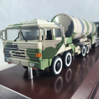 Modèle de voiture de missile DF personnalisable de haute précision, véhicule militaire, moulage sous pression 3D en alliage de zinc, ornement de bureau de haute qualité