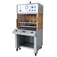 Machine de rivetage à chaud automatique pour panneaux de circuits imprimés (PCB) avec table coulissante, commande pneumatique et électronique, pour rivets à tête champignon