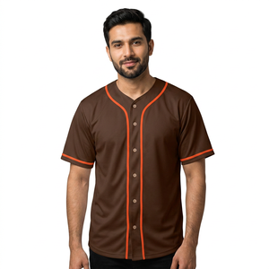 Stylish Custom Baseball Jersey Sublimation Personalized Team Shirt Durable Breathable Wholesale Training Sportswear - Product Image 1