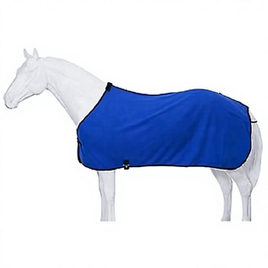 Customized Logo <b>Fleece</b> Horse Rug Professional 2025 Design Hot Sale India Equestrian Horse Cooler Blanket India Supplier Kanpur - Product Image 1