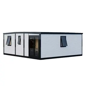 20 40 Fuß Luxuskabine fertighaus Camping Metall-Modulhäuser faltbares und erweitertes Containerhaus