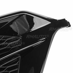 4 pièces Cache-grille de phare antibrouillard avant et arrière pour Honda Civic 5 portes FK4 FK7 Hatchback 2016-2021 - Product Image 4