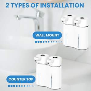 Nouveau Distributeur Automatique de Savon Mural Rechargeable à Double Tête pour Hôtels et Salles de Bain, Distributeur de Désinfectant pour les Mains et de Shampoing - Product Image 3