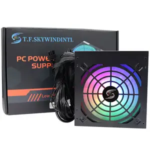 T.F.SKYWINDNTL atx 500W אספקת חשמל מיתוג מחשב משחקי מחשב RGB 500w atx אספקת חשמל