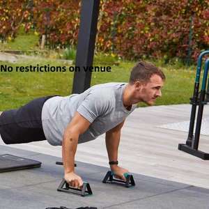 एच-आकार पुश-अप स्टैंड त्रिकोण संरचना प्रशिक्षण फ्रेम और मांसपेशियों के प्रशिक्षण के लिए फिटनेस उपकरण - Product Image 6